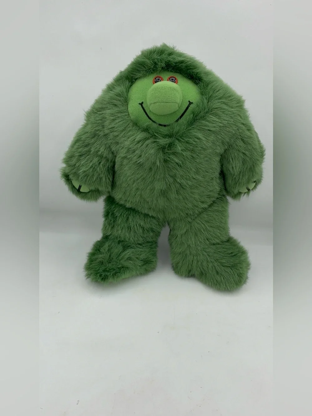 VTG Muzzy Green Monster Plush Stuffed  Toy 12in BBC Language Learning 90’s